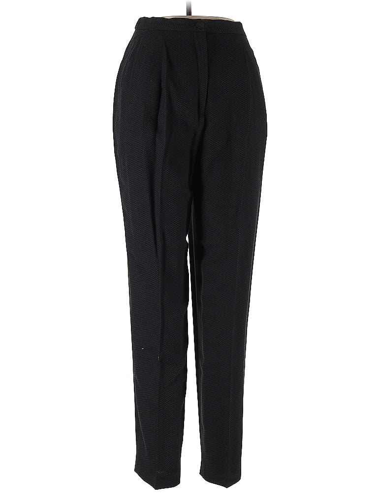 Canvas Backs Solid Black Dress Pants Size 10 - photo 1