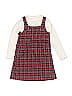 Jumping Beans Plaid Burgundy Dress Size 4 - photo 1