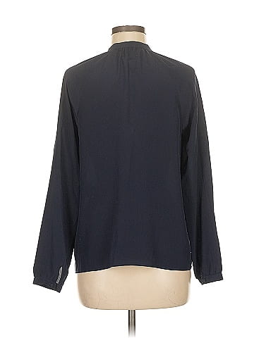 Sézane Long Sleeve Silk Top (view 2)