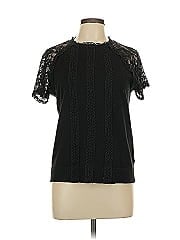 Cable & Gauge Short Sleeve Blouse