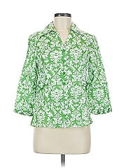 Carole Little 3/4 Sleeve Button Down Shirt