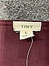 Tiny 100% Cotton Burgundy Long Sleeve Blouse Size L - photo 7