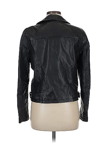 Topshop Faux Leather Jacket (view 2)