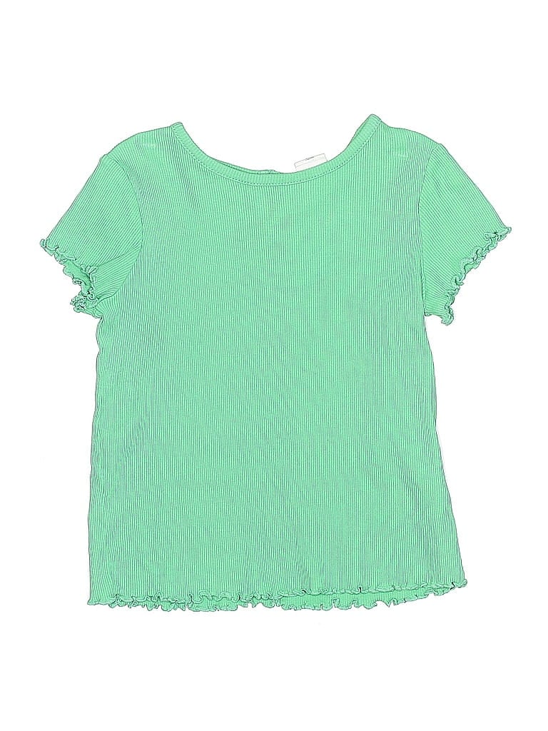 Baby Gap 100% Cotton Green Short Sleeve Top Size 5 (big kids) - photo 1