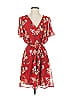 Moonsea Floral Red Casual Dress Size S - photo 1