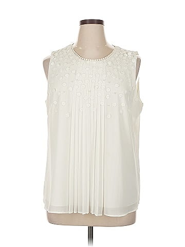 Tahari by ASL Sleeveless Blouse (view 1)