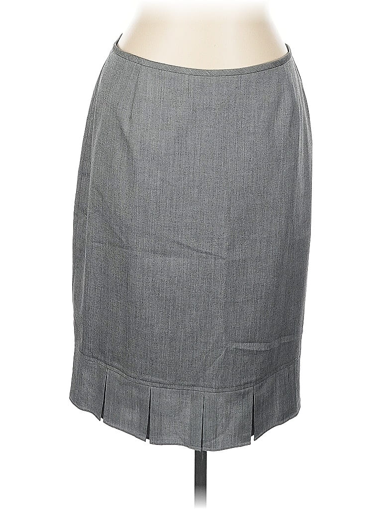Pre-owned Unbranded Formal Skirt In Gray
