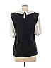Hot Topic Color Block Black Short Sleeve Blouse Size 7 - photo 2