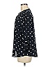 Soho JEANS NEW YORK & COMPANY 100% Polyester Polka Dots Black 3/4 Sleeve Blouse Size M - photo 5