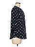 Soho JEANS NEW YORK & COMPANY 100% Polyester Polka Dots Black 3/4 Sleeve Blouse Size M - photo 4