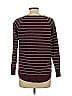 Pink Clover Stripes Burgundy Pullover Sweater Size L - photo 2
