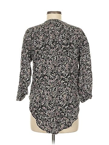 Caslon 3/4 Sleeve Blouse (view 2)