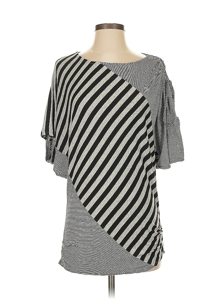 Pre-owned Ella Moss Poncho In Gray