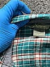 Natural Reflections 100% Cotton Plaid Teal Long Sleeve Button-Down Shirt Size M - photo 7
