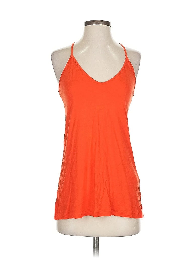 Pre-owned Old Navy Tank Top Orange Halter Neckline Tops
