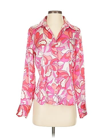 Starington Long Sleeve Silk Top (view 1)