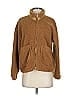 Free Assembly 100% Recycled Polyester Brown Faux Fur Jacket Size S - photo 1
