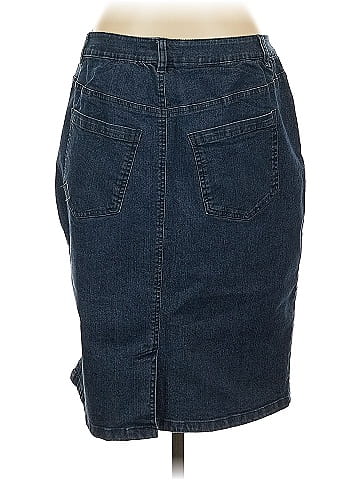 Jessica London Denim Skirt (view 2)