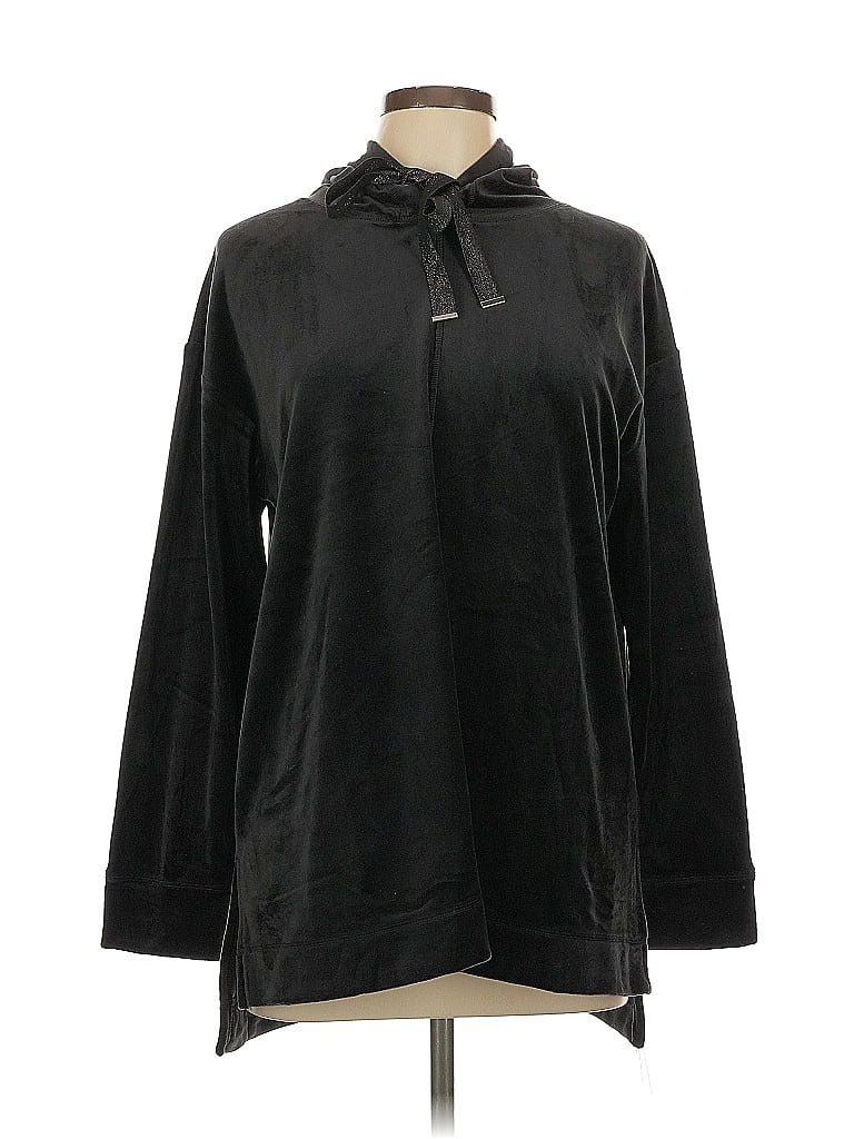 Zenergy by Chico's Black Pullover Hoodie Size L - photo 1