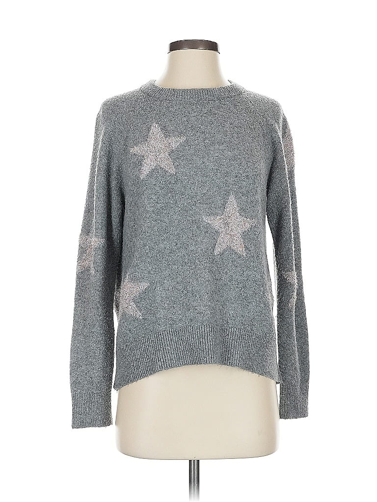 LOU & GREY FOR LOFT Pre-owned Pullover Sweater In Gray