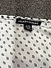Hilary Radley 100% Polyester Polka Dots Ivory Short Sleeve Blouse Size L - photo 6