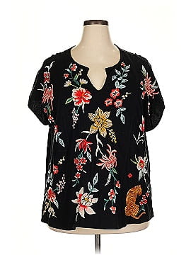 Johnny Was Short Sleeve Blouse