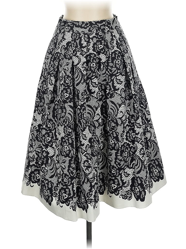 Pre-owned White House Black Market Formal Skirt In Black