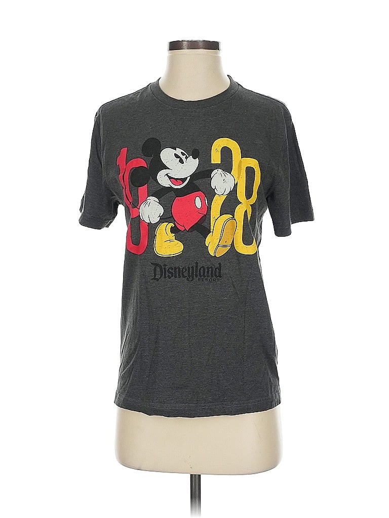 Pre-owned Disney Short Sleeve T-shirt In Gray