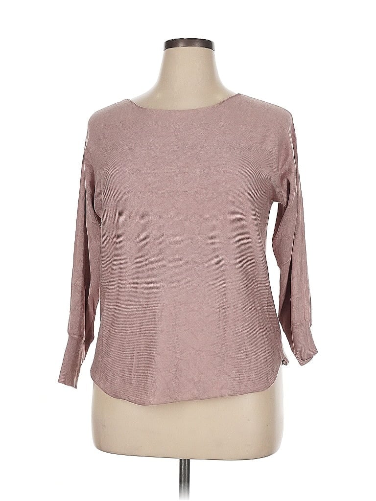 Pre-owned Susina Pullover Sweater In Pink