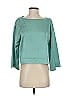 Sunday in Brooklyn 100% Polyester Green 3/4 Sleeve Top Size S - photo 1