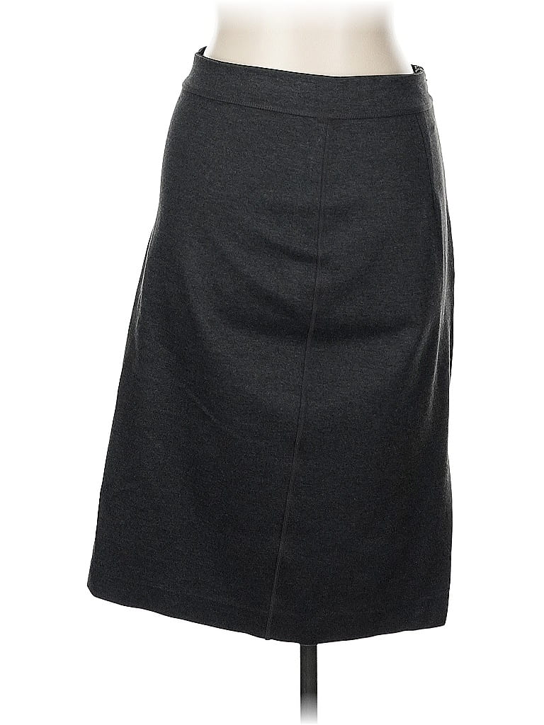 Pre-owned Ann Taylor Factory Formal Skirt In Gray