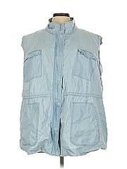 Woman Within Denim Vest