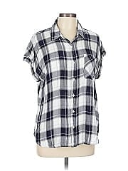 Cosmic Blue Love Short Sleeve Blouse