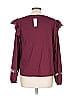 Tiny 100% Cotton Burgundy Long Sleeve Blouse Size L - photo 2