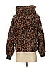 Lou & Grey for LOFT 100% Polyester Animal Print Brown Faux Fur Jacket Size S - photo 2