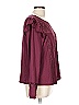 Tiny 100% Cotton Burgundy Long Sleeve Blouse Size L - photo 4