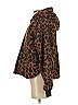Lou & Grey for LOFT 100% Polyester Animal Print Brown Faux Fur Jacket Size S - photo 5