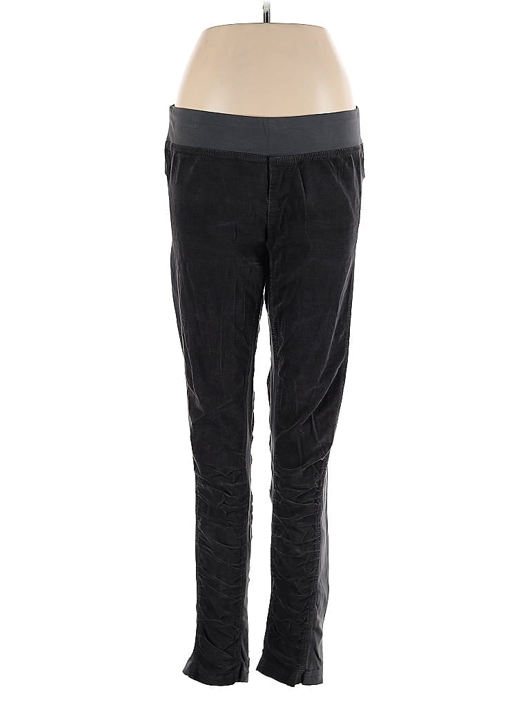 XCVI Solid Black Active Pants Size L - photo 1