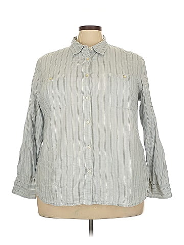 Lauren Jeans Co. Long Sleeve Button-Down Shirt (view 1)