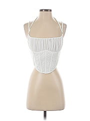 White Fox Sleeveless Blouse