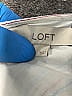 Ann Taylor LOFT Stripes White Casual Dress Size 2 - photo 7