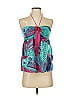 Guess Jeans 100% Silk Teal Blue Sleeveless Silk Top Size S - photo 1
