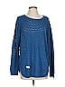 Simply Southern 100% Polyester Blue Pullover Sweater Size S - photo 1