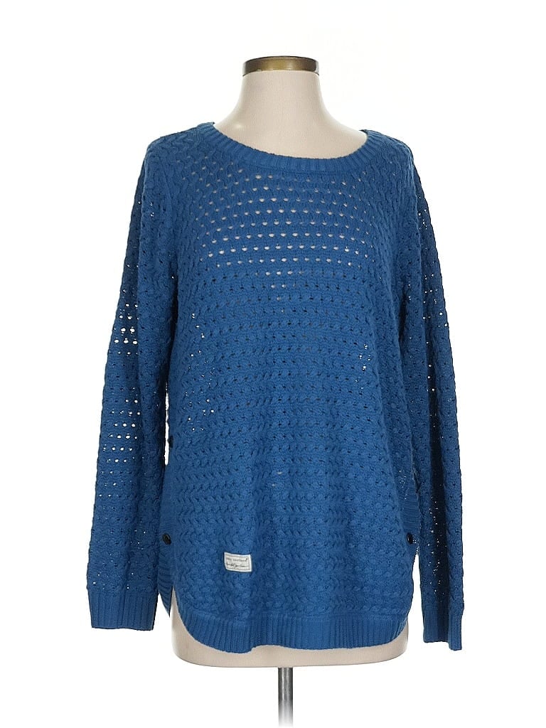 Simply Southern 100% Polyester Blue Pullover Sweater Size S - photo 1