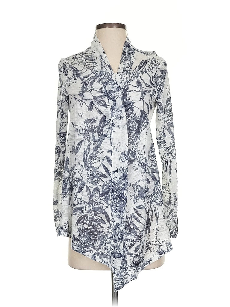 Pre-owned Nic + Zoe Blazer Jacket In White