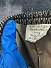 Giorgio Armani 100% Cupro Houndstooth Gray Yellow Blazer Size 10 - photo 6