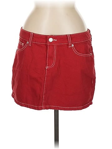 Garage Denim Skirt (view 1)