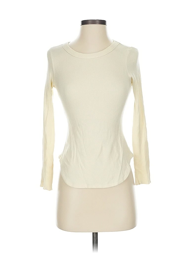 Pre-owned Lna Cardigan Sweater In White