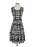 Carmen Carmen Marc Valvo Graphic Gray Cocktail Dress Size XS - photo 1