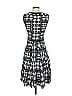 Carmen Carmen Marc Valvo Graphic Gray Cocktail Dress Size XS - photo 2